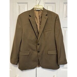 Ralph Lauren Mens Blazer Sport Casual Jacket Size 42S Brown 100% Wool Suit Coat